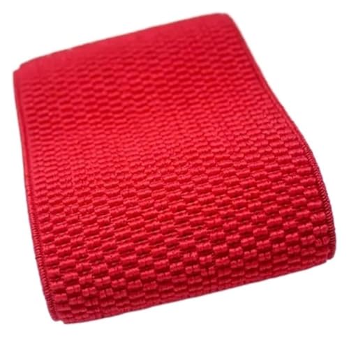 MEMEM 7,5 cm breite Gummibänder for Nähen von Kleidungszubehör, Gummiband, Gummiband, elastisch for Nähen(Red) von MEMEM