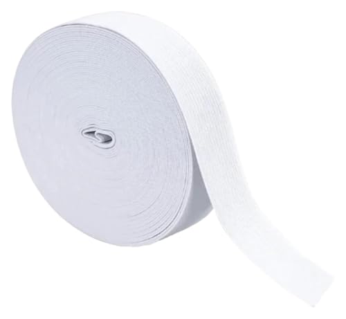 MEMEM Breites Gummiband, Breite 15–60 mm, weiß/schwarz, breites Gummiband, flaches Spandex-Gürtelbesatz, Nähband, Kleidung, Flexibles Nähmaterial for Kurze Röcke, elastisch for Nähen(White,1M-50MM) MEMEM Breites Gummiband, Breite 15–60 mm, weiß/schwarz, breites Gummiband, flaches Spandex-Gürtelbesatz, Nähband, Kleidung, Flexibles Nähmaterial for Kurze Röcke, elastisch for Nähen(White,1M-50MM) von MEMEM