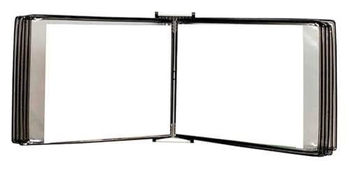 Wandmontiertes Poster-Flipbook-Display, Datei-A4-Display-Wandordner -, A4 [8,26 Zoll × 11,69 Zoll] 20 Taschen(Black) von MEMEM