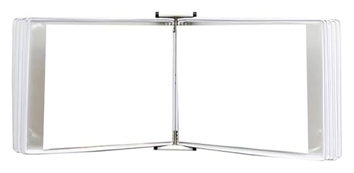 Wandmontiertes Poster-Flipbook-Display, Datei-A4-Display-Wandordner -, A4 [8,26 Zoll × 11,69 Zoll] 20 Taschen(Wit) von MEMEM