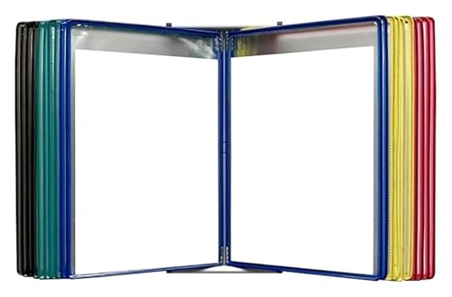 Wandmontiertes Poster-Flipbook-Display, Datei-A4-Display-Wandordner -, A4 [8,26 Zoll × 11,69 Zoll] 40 Taschen(Color) von MEMEM
