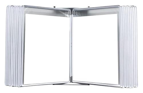 Wandmontiertes Poster-Flipbook-Display, Datei-A4-Display-Wandordner -, A4 [8,26 Zoll × 11,69 Zoll] 40 Taschen(Wit) von MEMEM