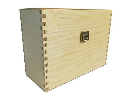 MEMO Lehrmittel: Karteikasten A5 Holz - Hochwertige Karteikartenbox für 700 Karten - Handgefertigt in Österreich - Nachhaltige Aufbewahrung für Büro, Schule & Lernkartei - Karteikartensystem von MEMO