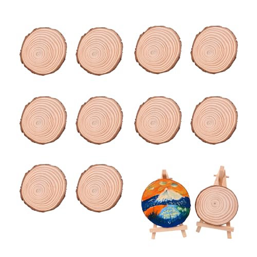 10 Stück Holzspäne, Holzuntersetzer, hölzerne Bildtafeln, hölzerne Tellerdekorationen, DIY-Handwerk, runde Holzplatten ohne Löcher, Heimdekorationen. 10 Stück Holzspäne, Holzuntersetzer, hölzerne Bildtafeln, hölzerne Tellerdekorationen, DIY-Handwerk, runde Holzplatten ohne Löcher, Heimdekorationen. von MEMOFYND