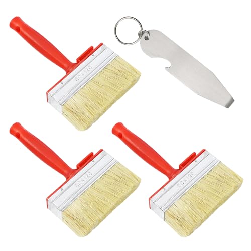 3 stück Feste Farbpinsel, mit 1 stück Farbdosenöffner, Farbpinsel-Werkzeugset, Wandpinsel, industrielle Dekorationswerkzeuge, geeignet für Farbe, Beschichtung, Wände, Holz, Möbel 3 stück Feste Farbpinsel, mit 1 stück Farbdosenöffner, Farbpinsel-Werkzeugset, Wandpinsel, industrielle Dekorationswerkzeuge, geeignet für Farbe, Beschichtung, Wände, Holz, Möbel von MEMOFYND