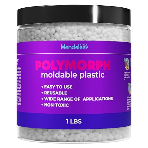 Polymorphe, formbare Kunststoffperlen, schmelzende thermoplastische Pellets, 450 g Polymorphe, formbare Kunststoffperlen, schmelzende thermoplastische Pellets, 450 g von MENDELEEV STYLE