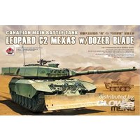 Canadian Main Battle Tank Leopard C2 MEXAS w/Dozer Blade von MENG Models