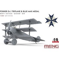 Fokker Dr.I Triplane & Blue Max Meda l - Limited Edition von MENG Models