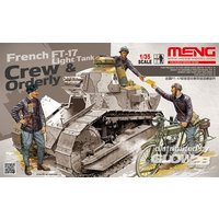 French FT-17 Light Tank Crew & Orderly von MENG Models
