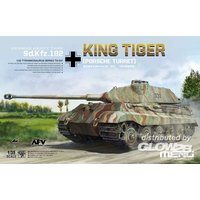 German Heavy Tank Sd.Kfz.182 King Tiger (Porsche Turret) von MENG Models