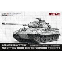 German Heavy Tank Sd.Kfz.182 King Tiger (Porsche Turret) von MENG Models