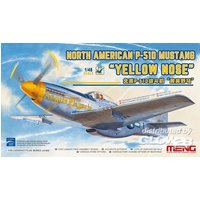 North American P-51D Mustang Yelloe Nose von MENG Models