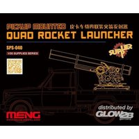 Pickup Mounted Quad Rocket Launcher (RESIN) von MENG Models