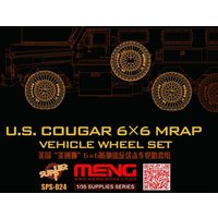 U.S.Cougar 6x6 MRAP Vehicle Wheel Set von MENG Models