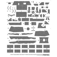 Zimmerit Decal - German Medium Tank Sd.Kfz.171 Panther Ausf.A Early Production von MENG Models