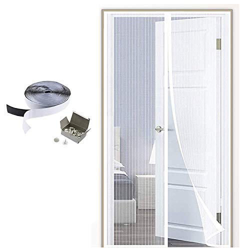 MENGH Fliegenvorhang magnetisch 85x210cm Automatisches Schließen Insektenschutz für Magnetverschluss Automatisches Schließen Für Balkontür Wohnzimmer Terrassentür Weiß MENGH Fliegenvorhang magnetisch 85x210cm Automatisches Schließen Insektenschutz für Magnetverschluss Automatisches Schließen Für Balkontür Wohnzimmer Terrassentür Weiß von MENGH
