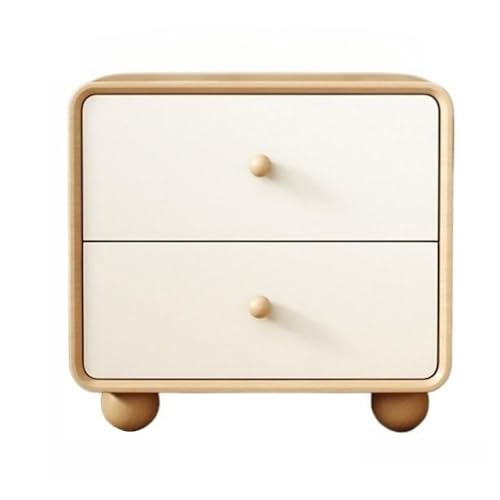 MENGLI-2024 Kommode Kleiner Nachttisch aus Holz, niedriger mit Schublade, moderner und einfacher Aufbewahrungsschrank(Natural) von MENGLI-2024