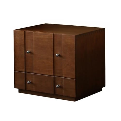 MENGLI-2024 Kommode Vintage Nachttisch Holz Aufbewahrungsschrank Schlafzimmer mit Schubladen Drop-Down-Tür-Panel MENGLI-2024 Kommode Vintage Nachttisch Holz Aufbewahrungsschrank Schlafzimmer mit Schubladen Drop-Down-Tür-Panel von MENGLI-2024
