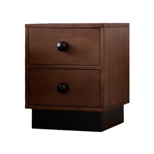 MENGLI-2024 Kommode Vintage Nachttisch aus Holz mit Schublade, Aufbewahrungsschrank for Zuhause, geeignet Schlafzimmer(Bruin) von MENGLI-2024