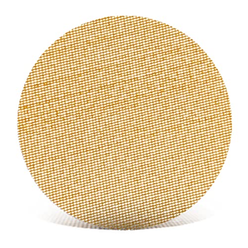MENZER Ultranet Klett-Schleifgitter, 125 mm, f. Exzenterschleifer, Weißes Edelkorund (25 Stk.) K400 von MENZER