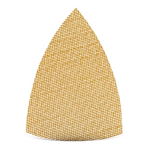 MENZER Ultranet Klett-Schleifgitter, 150 x 100 mm, f. Deltaschleifer, Weißes Edelkorund (25 Stk.) K120 von MENZER