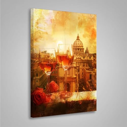 5D Diamant Painting Bilder Architektur Diamond Painting Erwachsene Blume DIY Runden Mosaikherstellung Basteln Erwachsene Anfänger Set für Heim Schlafzimmer Wand Deko, Geschenke (20x30cm) PjY276 B-1 von MEOSUEWI
