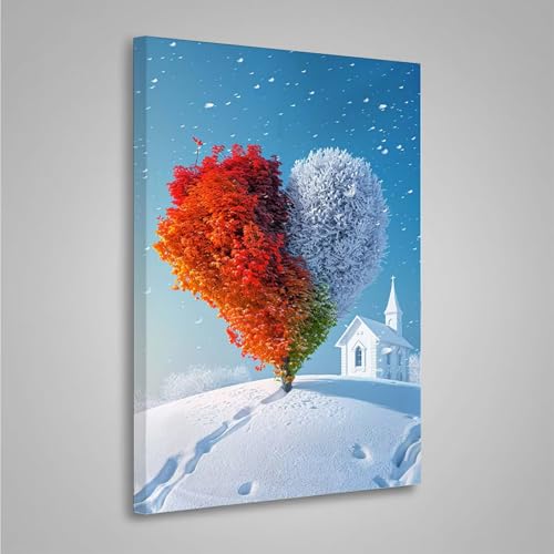 5D Diamant Painting Bilder Baum Diamond Painting Erwachsene Liebe DIY Runden Mosaikherstellung Basteln Erwachsene Anfänger Set für Heim Schlafzimmer Wand Deko, Geschenke (30x40cm) PjY7438 G-5 von MEOSUEWI