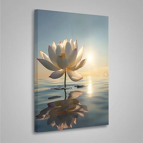 5D Diamant Painting Bilder Blume Diamond Painting Erwachsene Blumen DIY Runden Mosaikherstellung Basteln Erwachsene Anfänger Set für Heim Schlafzimmer Wand Deko, Geschenke (30x40cm) PjY4486 X-4 von MEOSUEWI