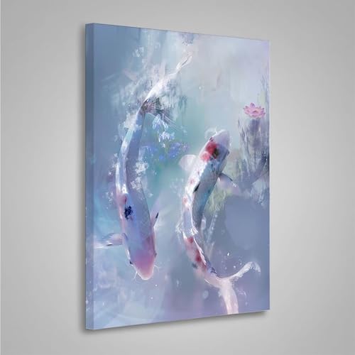 5D Diamant Painting Bilder Fisch Diamond Painting Erwachsene Blume DIY Runden Mosaikherstellung Basteln Erwachsene Anfänger Set für Heim Schlafzimmer Wand Deko, Geschenke (60x80cm) PjY352 K-T von MEOSUEWI