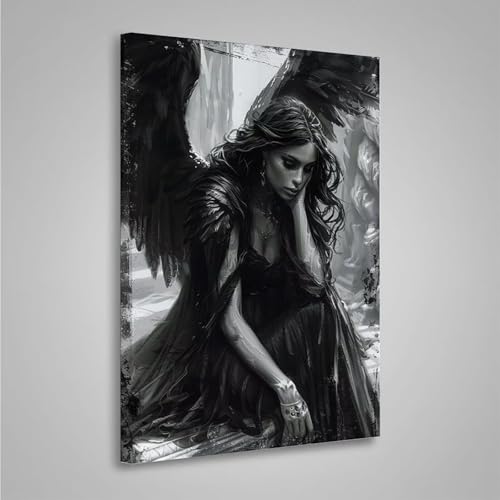 5D Diamant Painting Bilder Flügel Diamond Painting Erwachsene Frau DIY Runden Mosaikherstellung Basteln Erwachsene Anfänger Set für Heim Schlafzimmer Wand Deko, Geschenke (30x40cm) PjY3754 3-2 von MEOSUEWI
