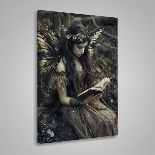 5D Diamant Painting Bilder Flügel Diamond Painting Erwachsene Frau DIY Runden Mosaikherstellung Basteln Erwachsene Anfänger Set für Heim Schlafzimmer Wand Deko, Geschenke (80x110cm) PjY3660 N-1 von MEOSUEWI