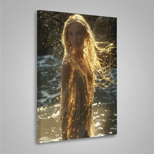 5D Diamant Painting Bilder Fluss Diamond Painting Erwachsene Frau DIY Runden Mosaikherstellung Basteln Erwachsene Anfänger Set für Heim Schlafzimmer Wand Deko, Geschenke (50x70cm) PjY3706 J-B von MEOSUEWI