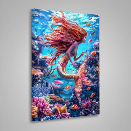 5D Diamant Painting Bilder Frau Diamond Painting Erwachsene Blume DIY Runden Mosaikherstellung Basteln Erwachsene Anfänger Set für Heim Schlafzimmer Wand Deko, Geschenke (30x40cm) PjY4584 O-C von MEOSUEWI