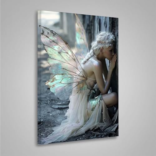 5D Diamant Painting Bilder Frau Diamond Painting Erwachsene Schmetterling DIY Runden Mosaikherstellung Basteln Erwachsene Anfänger Set für Heim Schlafzimmer Wand Deko, Geschenke (50x70cm) PjY4560 O-9 von MEOSUEWI