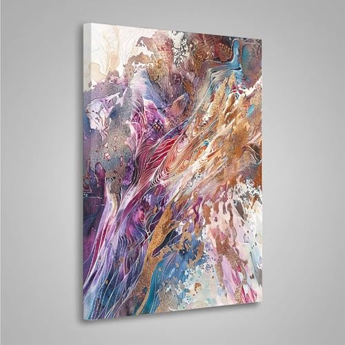 5D Diamant Painting Bilder Textur Diamond Painting Erwachsene Abstrakt DIY Runden Mosaikherstellung Basteln Erwachsene Anfänger Set für Heim Schlafzimmer Wand Deko, Geschenke (50x70cm) PjY168 X-2 von MEOSUEWI
