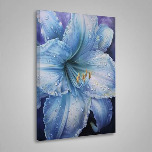 Diamond Painting Erwachsene Blume 5D Diamond Painting Full Drill Blumen Diamant Malerei Bilder DIY Diamont Art Stickerei Set Geeignet Als Geschenk, Zur Entspannung und Wanddeko 70x95cm PjY3531 5-2 von MEOSUEWI