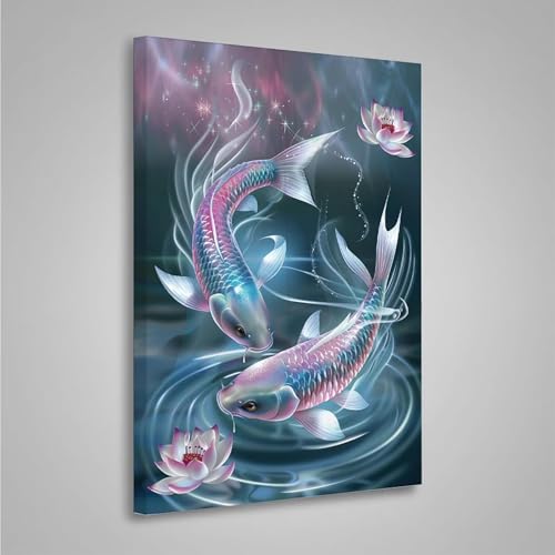 Diamond Painting Erwachsene Blume 5D Diamond Painting Full Drill Fisch Diamant Malerei Bilder DIY Diamont Art Stickerei Set Geeignet Als Geschenk, Zur Entspannung und Wanddeko 20x30cm PjY331 0-9 Diamond Painting Erwachsene Blume 5D Diamond Painting Full Drill Fisch Diamant Malerei Bilder DIY Diamont Art Stickerei Set Geeignet Als Geschenk, Zur Entspannung und Wanddeko 20x30cm PjY331 0-9 von MEOSUEWI
