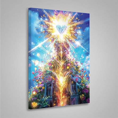 Diamond Painting Erwachsene Blumen 5D Diamond Painting Full Drill Blume Diamant Malerei Bilder DIY Diamont Art Stickerei Set Geeignet Als Geschenk, Zur Entspannung und Wanddeko (20x30cm) PjY8133 L-9 von MEOSUEWI