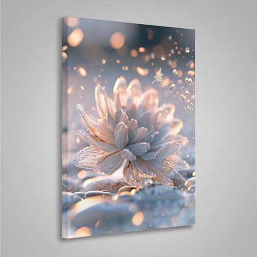 Diamond Painting Erwachsene Blumen 5D Diamond Painting Full Drill Blume Diamant Malerei Bilder DIY Diamont Art Stickerei Set Geeignet Als Geschenk, Zur Entspannung und Wanddeko (20x30cm) PjY849 1-Y von MEOSUEWI