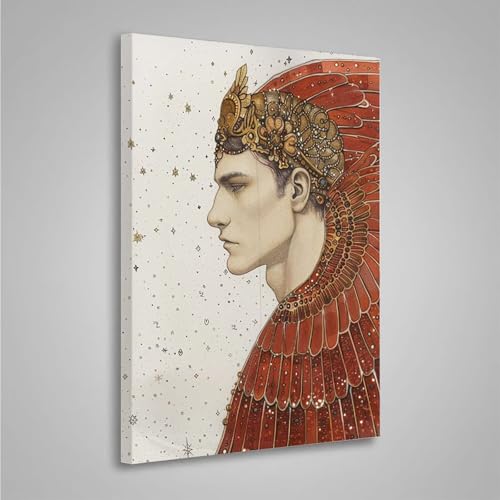 Diamond Painting Erwachsene Feder 5D Diamond Painting Full Drill Mann Diamant Malerei Bilder DIY Diamont Art Stickerei Set Geeignet Als Geschenk, Zur Entspannung und Wanddeko 70x95cm PjY3141 4-5 von MEOSUEWI