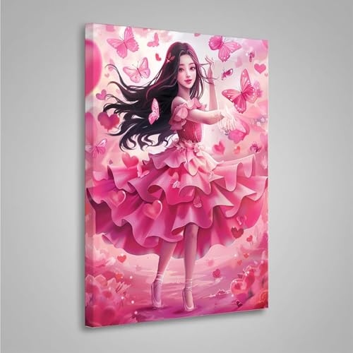 Diamond Painting Erwachsene Frau 5D Diamond Painting Full Drill Blume Diamant Malerei Bilder DIY Diamont Art Stickerei Set Geeignet Als Geschenk, Zur Entspannung und Wanddeko (20x30cm) PjY7181 6-F von MEOSUEWI