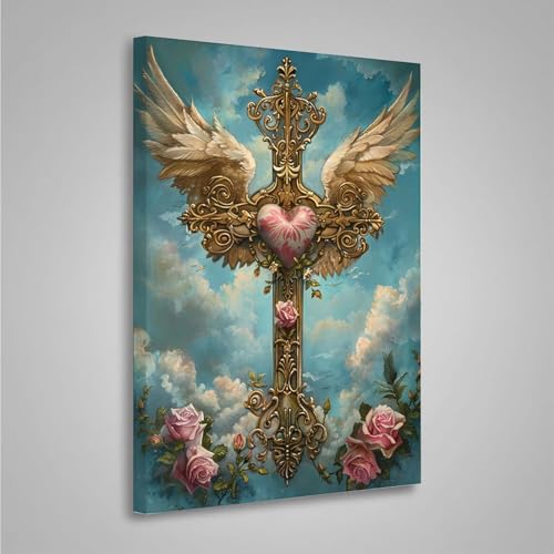 Diamond Painting Erwachsene Liebe 5D Diamond Painting Full Drill Flügel Diamant Malerei Bilder DIY Diamont Art Stickerei Set Geeignet Als Geschenk, Zur Entspannung und Wanddeko (20x30cm) PjY7401 N-1 von MEOSUEWI