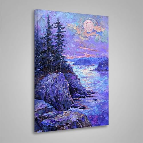 Diamond Painting Erwachsene Ozean 5D Diamond Painting Full Drill Landschaft Diamant Malerei Bilder DIY Diamont Art Stickerei Set Geeignet Geschenk, Zur Entspannung und Wanddeko (20x30cm) PjY69 3-Q von MEOSUEWI