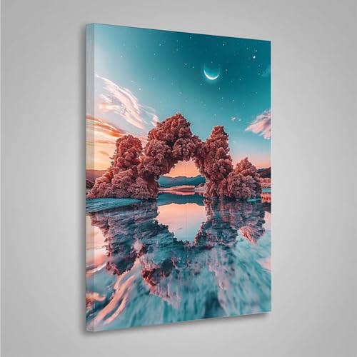 Diamond Painting Erwachsene Ozean 5D Diamond Painting Full Drill Landschaft Diamant Malerei Bilder DIY Diamont Art Stickerei Set Geeignet Geschenk, Zur Entspannung und Wanddeko (80x110cm) PjY3343 0-9 von MEOSUEWI