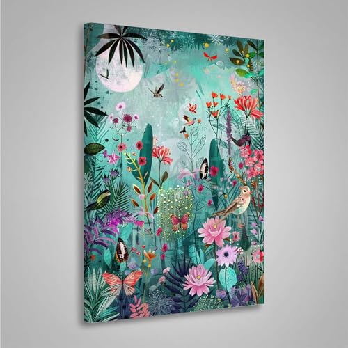 Diamond Painting Erwachsene Schmetterling 5D Diamond Painting Full Drill Blume Diamant Malerei Bilder DIY Diamont Art Stickerei Set Geeignet Geschenk, Entspannung und Wanddeko (70x95cm) PjY4135 0-A von MEOSUEWI