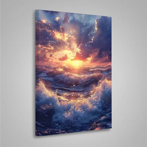 Diamond Painting Erwachsene Sonnenuntergang 5D Diamond Painting Full Drill Ozean Diamant Malerei Bilder DIY Diamont Art Stickerei Set Geeignet Geschenk, Entspannung und Wanddeko 60x80cm PjY529 F-H Diamond Painting Erwachsene Sonnenuntergang 5D Diamond Painting Full Drill Ozean Diamant Malerei Bilder DIY Diamont Art Stickerei Set Geeignet Geschenk, Entspannung und Wanddeko 60x80cm PjY529 F-H von MEOSUEWI