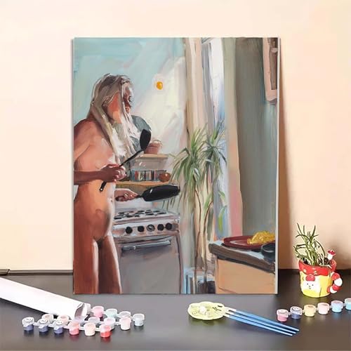 Frau Malen Nach Zahlen Anlage Malen Nach Zahlen Erwachsene Set Mit Pinseln und Pigment Bastelset Erwachsene DIY Handgemalt Ölgemälde für Deko Schlafzimmer, Geschenke für Frauen 60x80cm PJY5 4-F Frau Malen Nach Zahlen Anlage Malen Nach Zahlen Erwachsene Set Mit Pinseln und Pigment Bastelset Erwachsene DIY Handgemalt Ölgemälde für Deko Schlafzimmer, Geschenke für Frauen 60x80cm PJY5 4-F von MEOSUEWI
