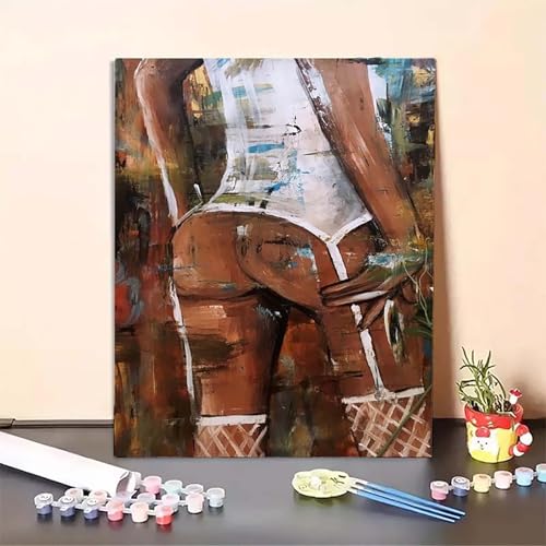 Frau Malen Nach Zahlen Braun Malen Nach Zahlen Erwachsene Set Mit Pinseln und Pigment Bastelset Erwachsene DIY Handgemalt Ölgemälde für Deko Schlafzimmer, Geschenke für Frauen 50 x 70 cm PJY4 3-8 Frau Malen Nach Zahlen Braun Malen Nach Zahlen Erwachsene Set Mit Pinseln und Pigment Bastelset Erwachsene DIY Handgemalt Ölgemälde für Deko Schlafzimmer, Geschenke für Frauen 50 x 70 cm PJY4 3-8 von MEOSUEWI