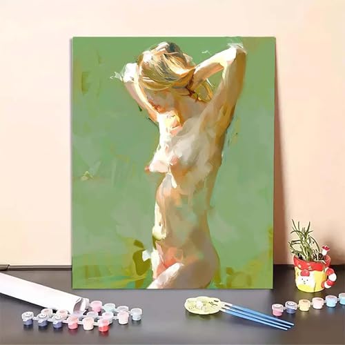 Frau Malen Nach Zahlen GrüN Malen Nach Zahlen Erwachsene Set Mit Pinseln und Pigment Bastelset Erwachsene DIY Handgemalt Ölgemälde für Deko Schlafzimmer, Geschenke für Frauen 70 x 95 cm PJY6 3-7 Frau Malen Nach Zahlen GrüN Malen Nach Zahlen Erwachsene Set Mit Pinseln und Pigment Bastelset Erwachsene DIY Handgemalt Ölgemälde für Deko Schlafzimmer, Geschenke für Frauen 70 x 95 cm PJY6 3-7 von MEOSUEWI