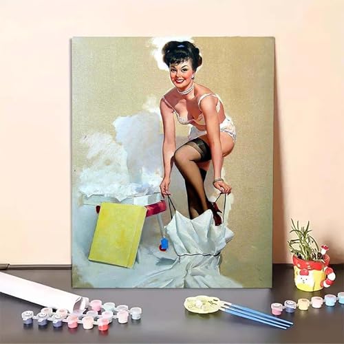 Frau Malen Nach Zahlen Rock Malen Nach Zahlen Erwachsene Set Mit Pinseln und Pigment Bastelset Erwachsene DIY Handgemalt Ölgemälde für Deko Schlafzimmer, Geschenke für Frauen 50 x 70 cm PJY4 J-F Frau Malen Nach Zahlen Rock Malen Nach Zahlen Erwachsene Set Mit Pinseln und Pigment Bastelset Erwachsene DIY Handgemalt Ölgemälde für Deko Schlafzimmer, Geschenke für Frauen 50 x 70 cm PJY4 J-F von MEOSUEWI